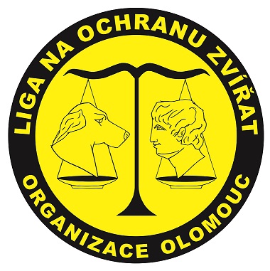 Logo d'une organisation dédiée à la protection des animaux à Olomouc.