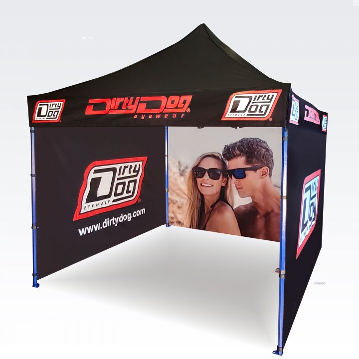 Nožnicový skladací stan s prenosnou konštrukciou pre outdoorové akcie